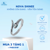 nhẫn hình rắn cá tính