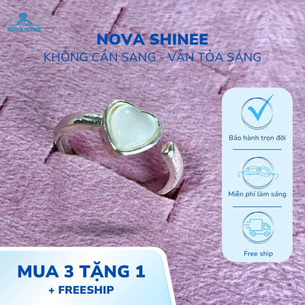 nhẫn hình trái tim