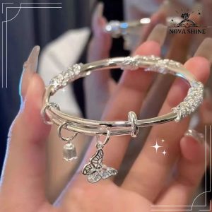 2 mẫu lắc tay bạc nữ cá tính – Tạo điểm nhấn phong cách đầy ấn tượng 3 Lac-tay-bac-kieu-chunky