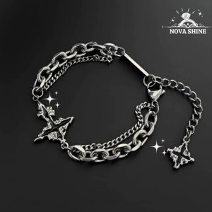 Lắc tay nam đính đá – Phụ kiện khẳng định phong cách mạnh mẽ 4 Lắc tay nam đính đá