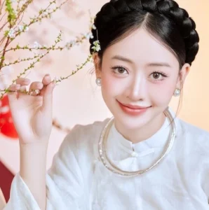 phụ kiện vòng cổ đeo cùng áo dài